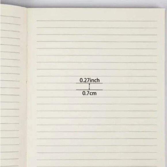 Black A5 Leather Soft Cover Journal Notebook - Picture 3 of 6